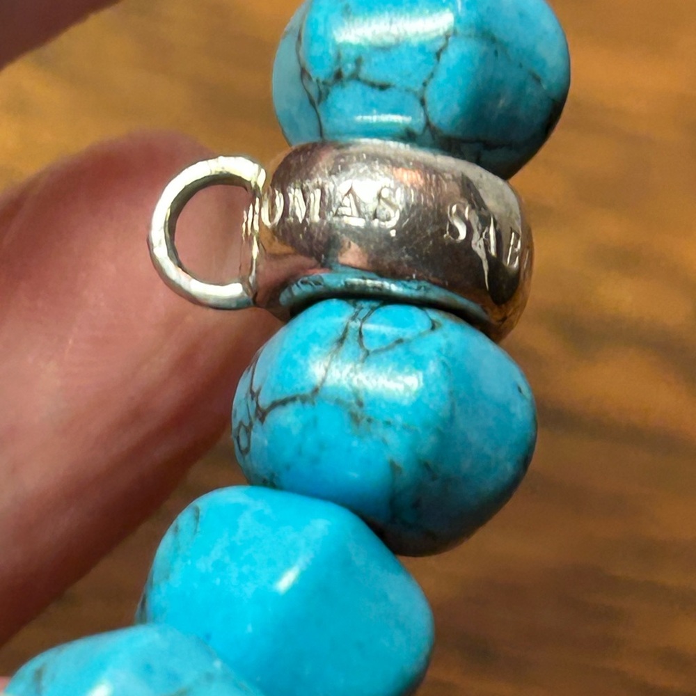 Thomas Sabo Turquoise Elastic Charm Bracelet - Picture 2 of 3